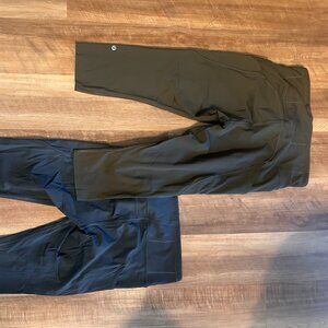 Lululemon Fast and Free High-Rise Crop 23" Leggings with Pockets